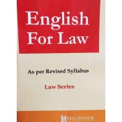 Hind Law House's English for Law for BA. LL.B & LL.B [New Syllabus] Law Series